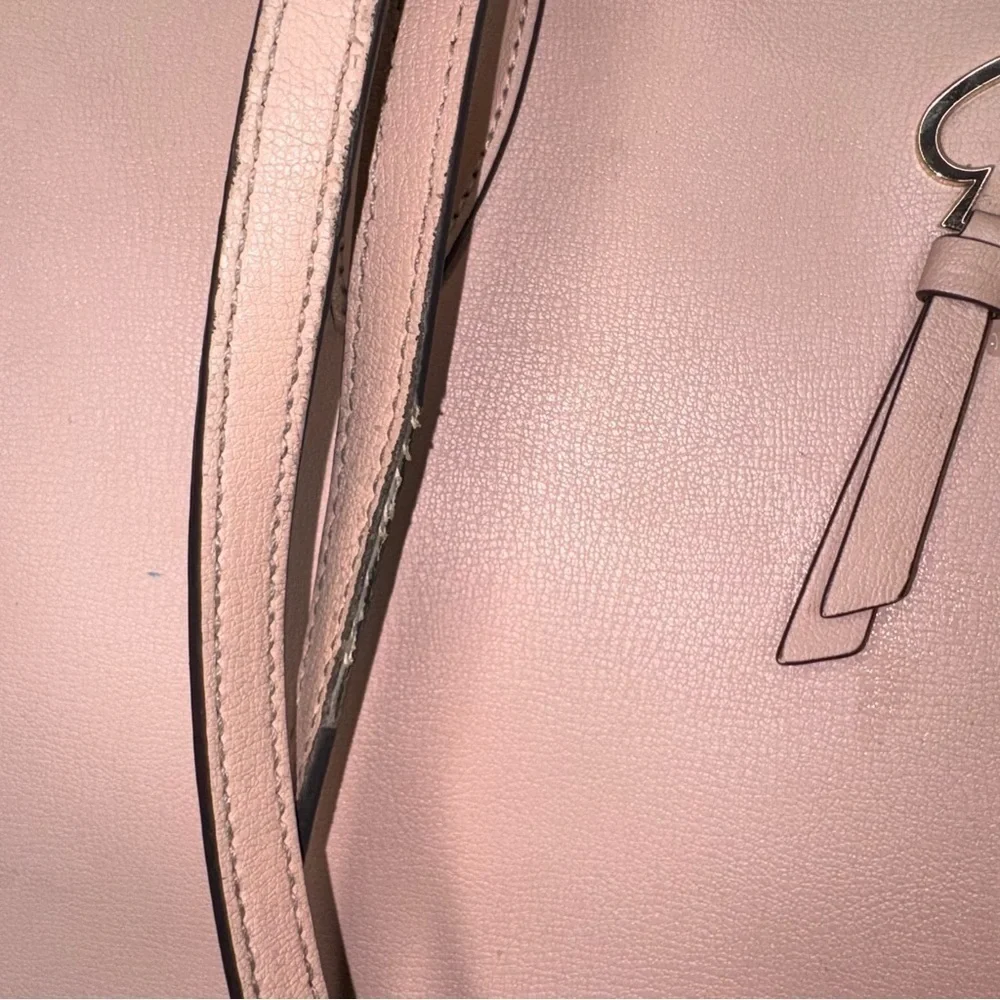 Kate Spade Pink Structured Leather Adel Tote